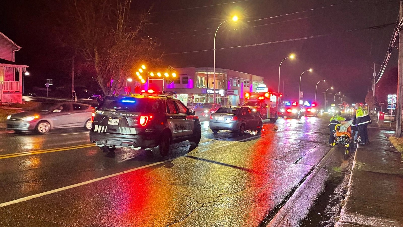 Deux accidents en une demi-heure hier soir à Saint-Georges