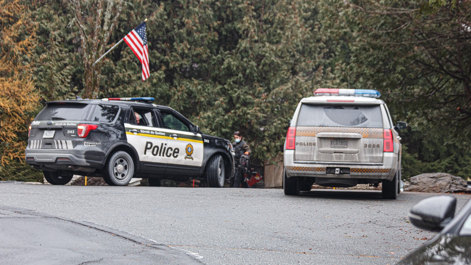 Deux poursuites simultanées en Beauce aujourd'hui