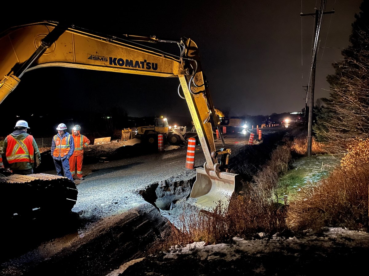 La circulation est perturbée entre Vallée-Jonction et Sainte-Marie