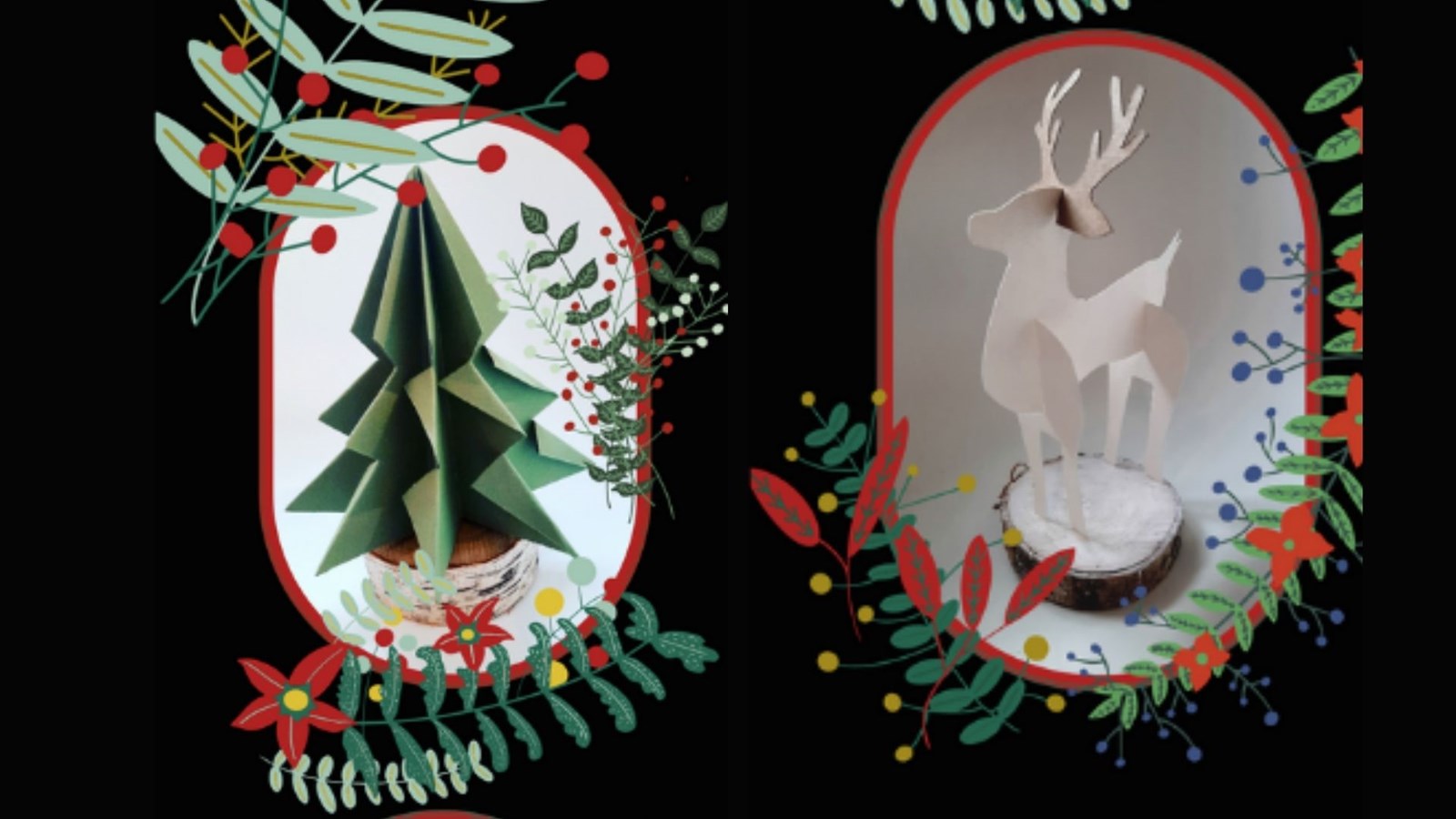 Des bricolages de Noël au Musée Marius-Barbeau