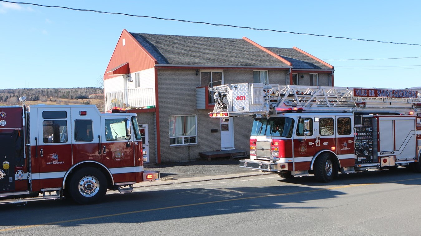 Un début d'incendie dans un bloc appartement de Saint-Georges