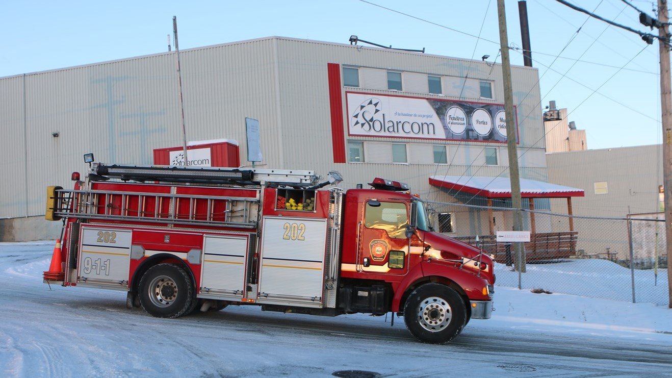 Explosion d'une boîte électrique chez Solarcom