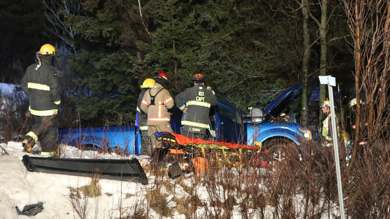 Sortie de route sur la 271: un conducteur blessé sérieusement