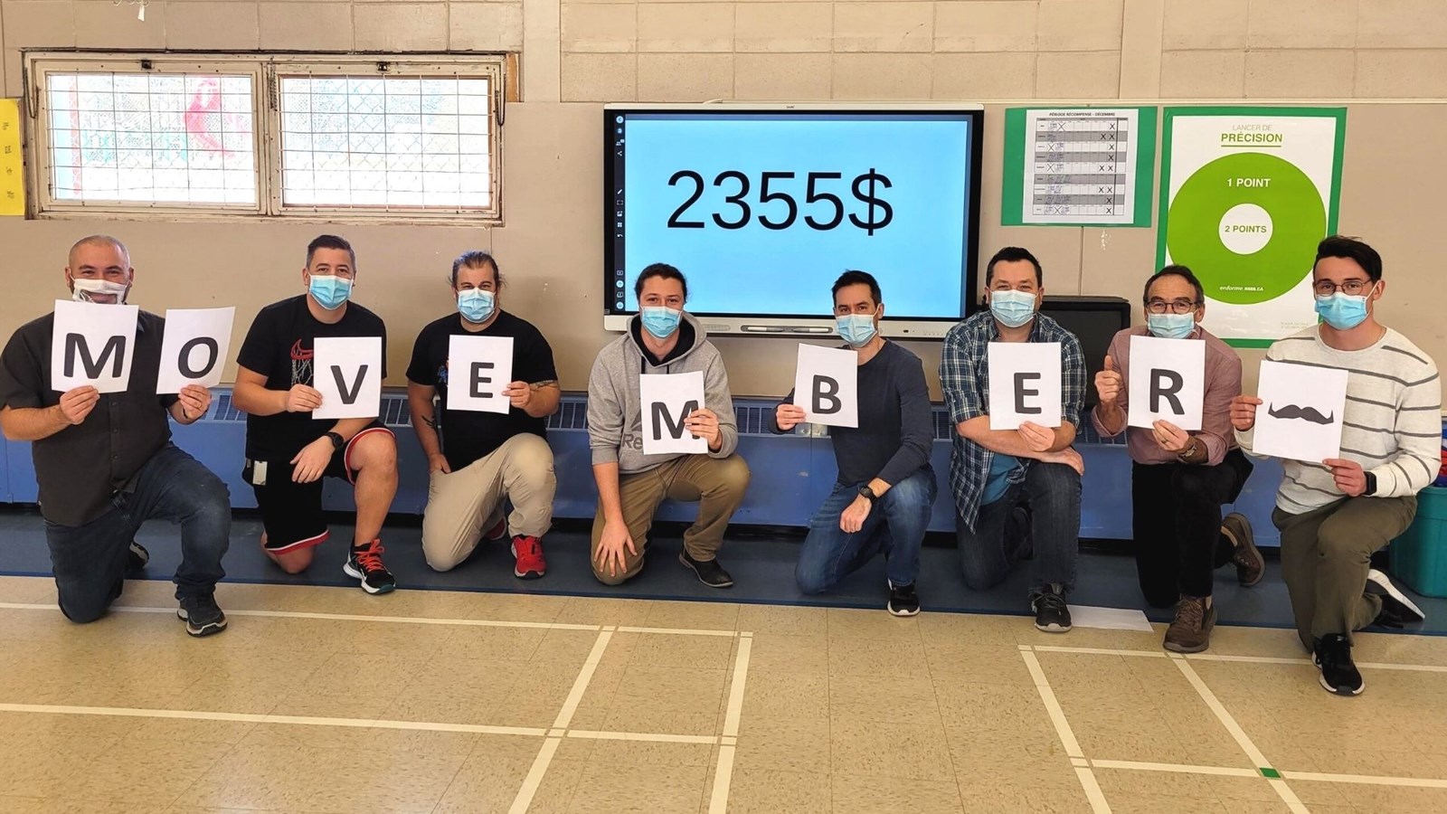 Les Bros de l’école du Trait-d’Union amassent 2 355 $