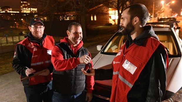 Opération Nez rouge Beauce-Etchemins : 51 raccompagnements par 13 équipes