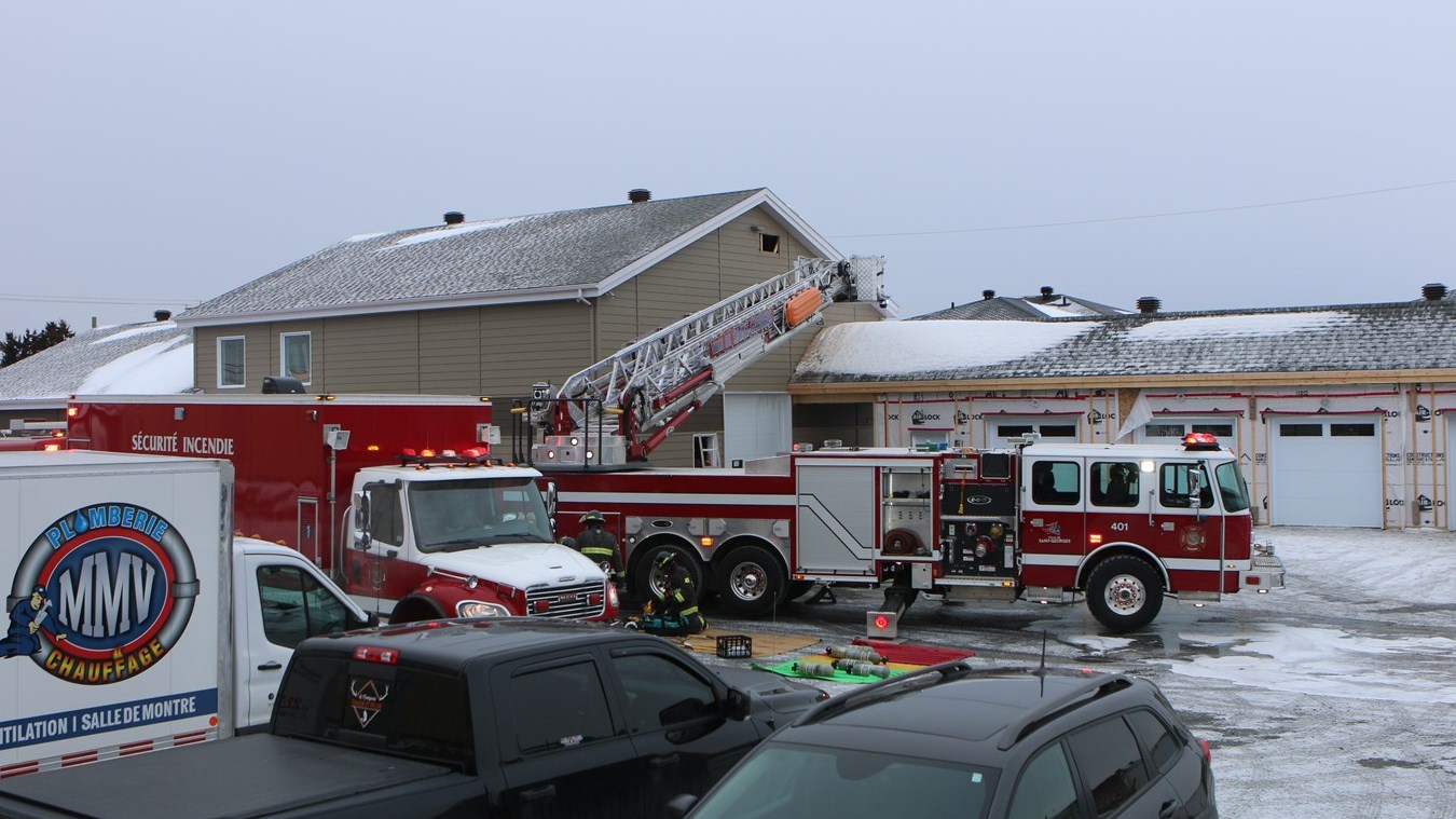 Début d'incendie chez MMV à Saint-Georges