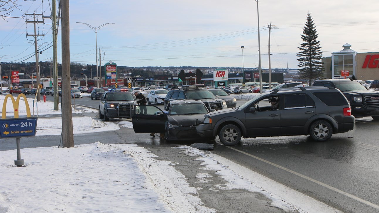 Accident mineur à Saint-Georges