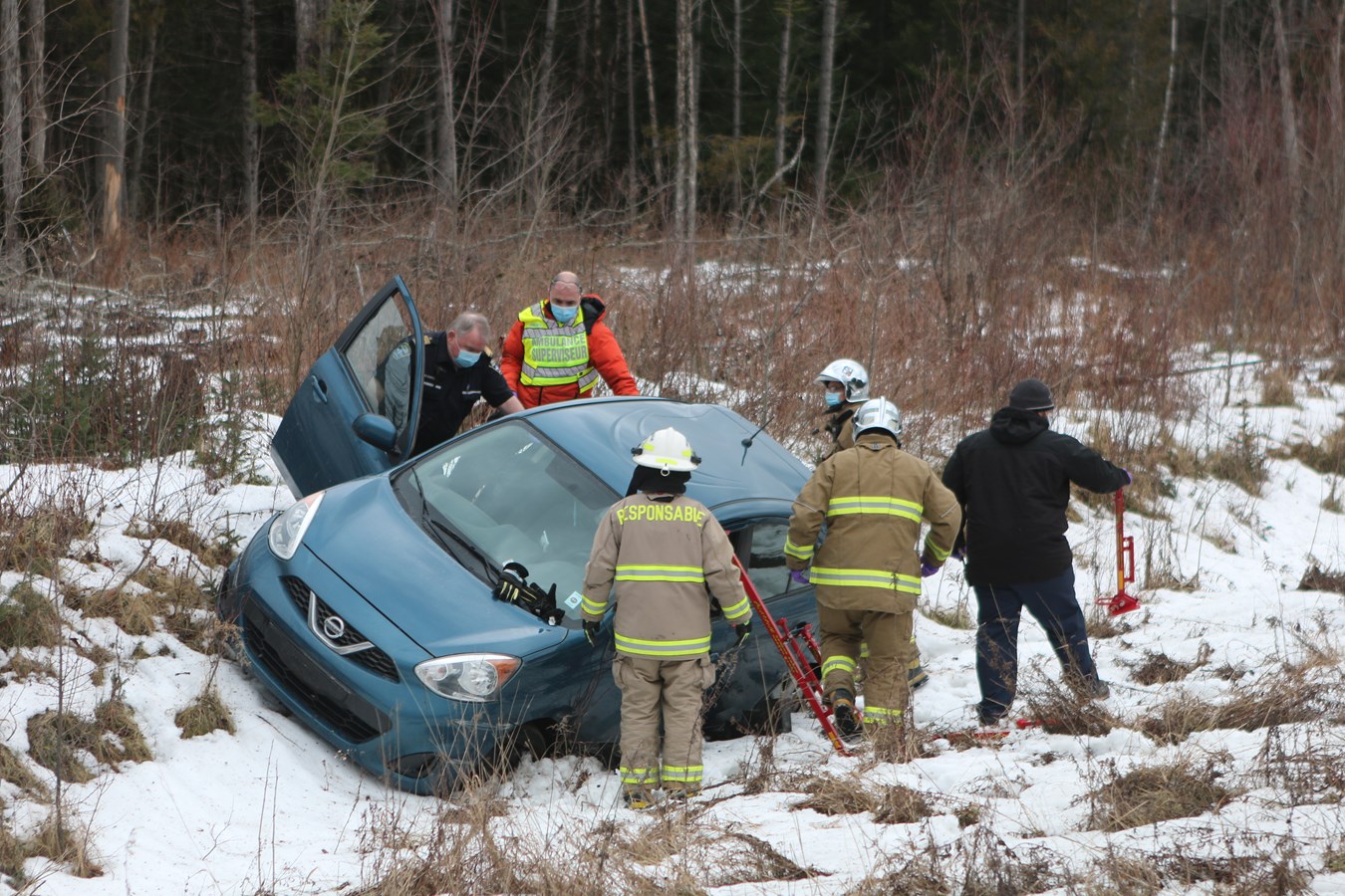 Conduite avec les capacités affaiblies: une femme fait une sortie de route sur l'A-73