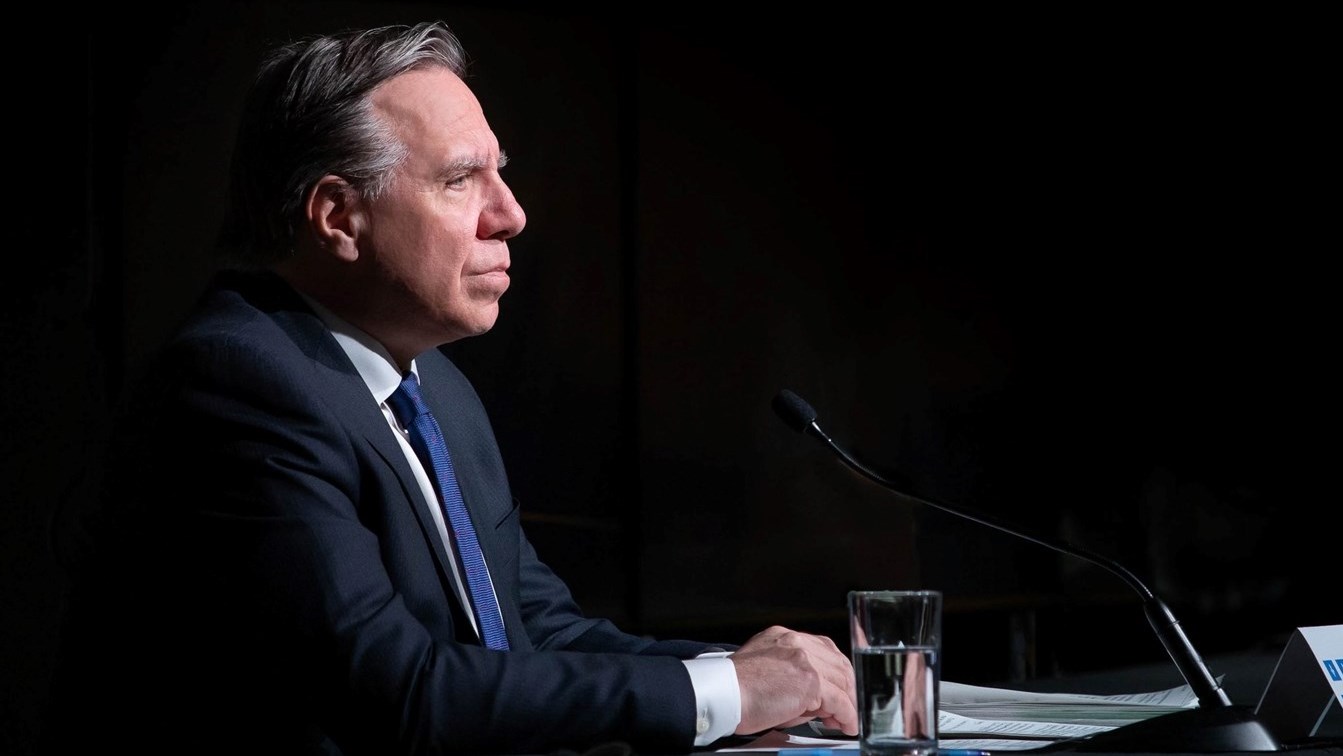 Le premier ministre du Québec laisse voir l'homme derrière le chef d'État 