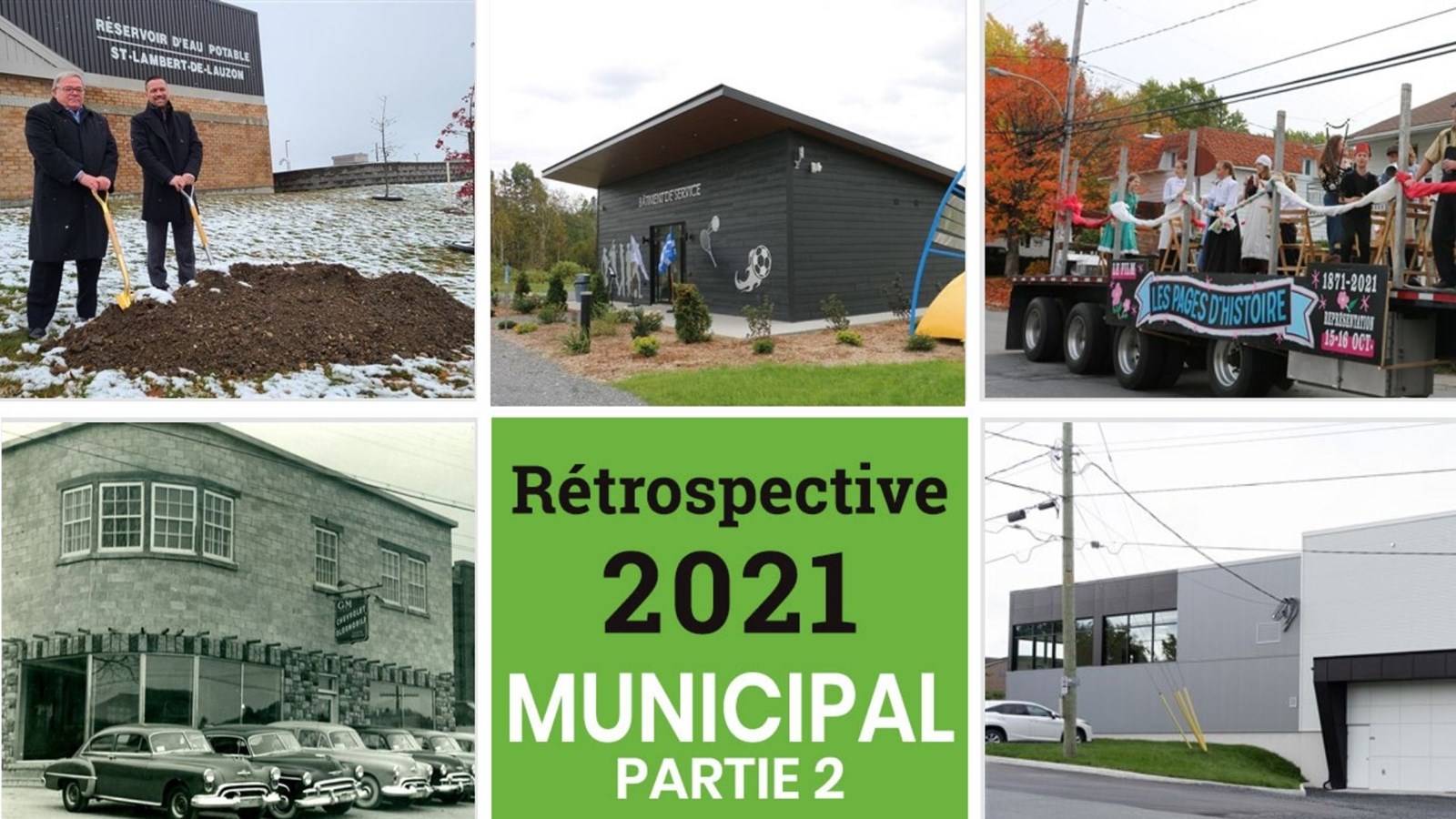 La vie municipale : juillet à décembre