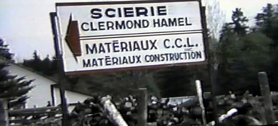 Normand DeLessard présente la Scierie Clermond Hamel  en 1989