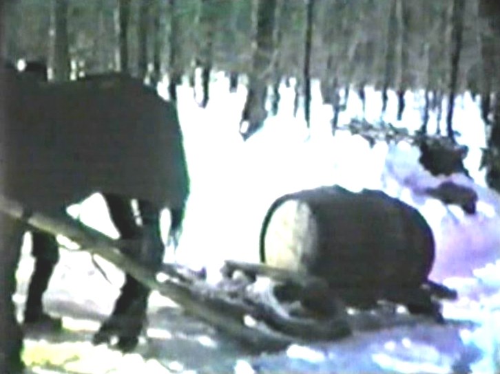 Normand DeLessard présente le temps des sucres à Vallée-Jonction en 1970
