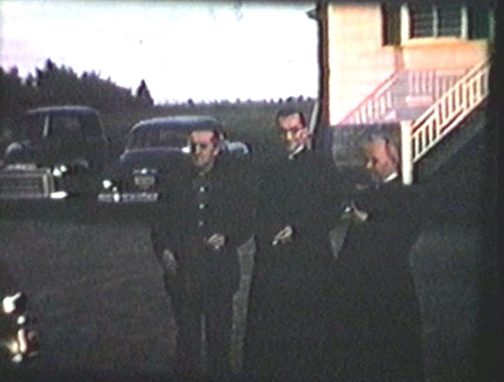 Normand DeLessard présente la construction de l'église de Saint-Robert-Bellarmin