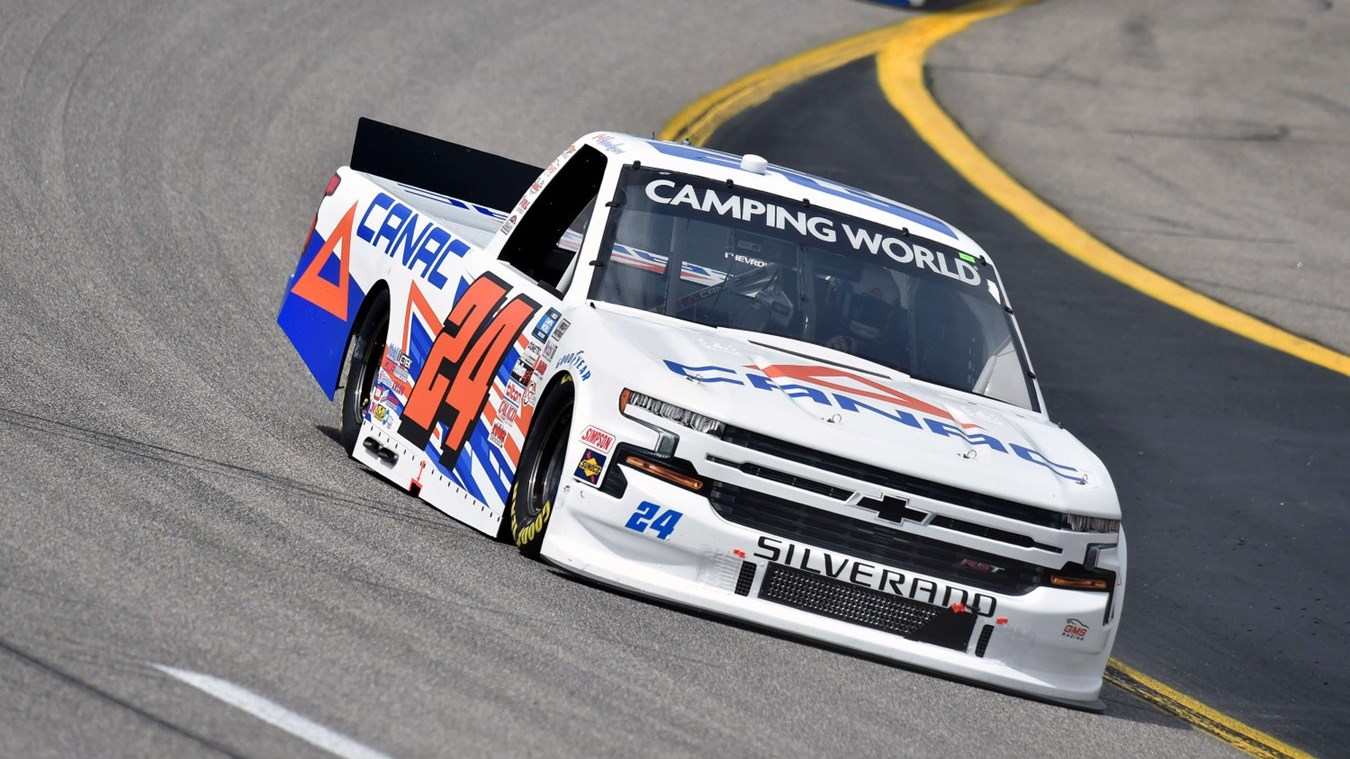 Raphaël Lessard sera en piste ce soir sur le Kansas Speedway