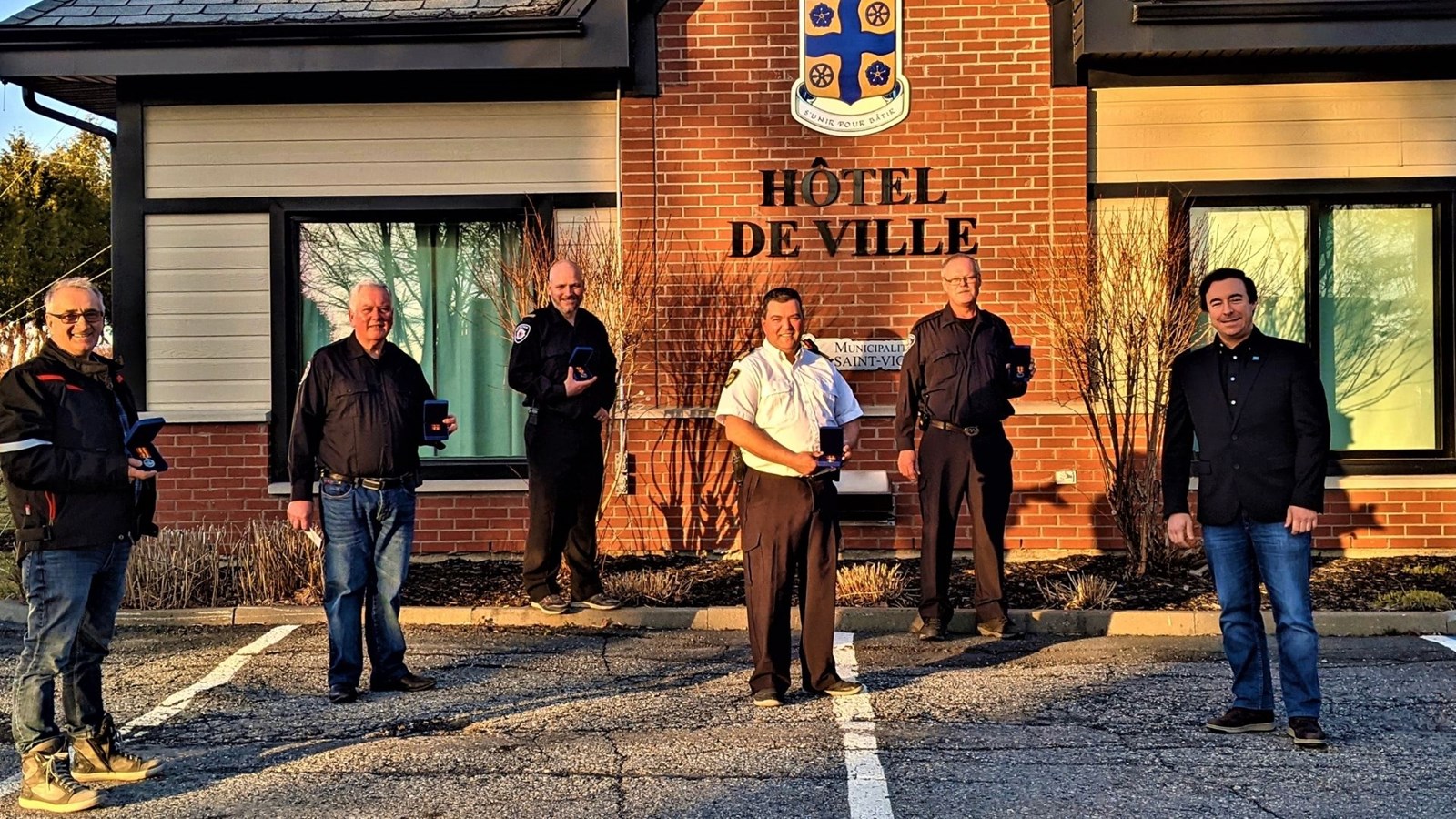 Des pompiers de Saint-Victor sont honorés