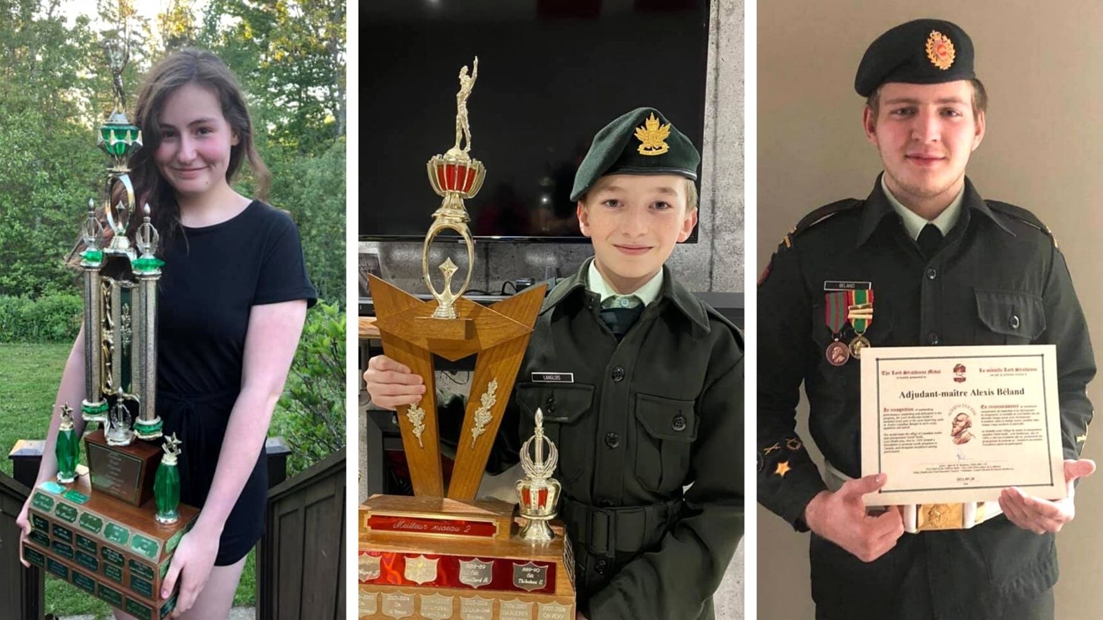 Le Corps de cadets de Sainte-Marie récompense six de ses membres