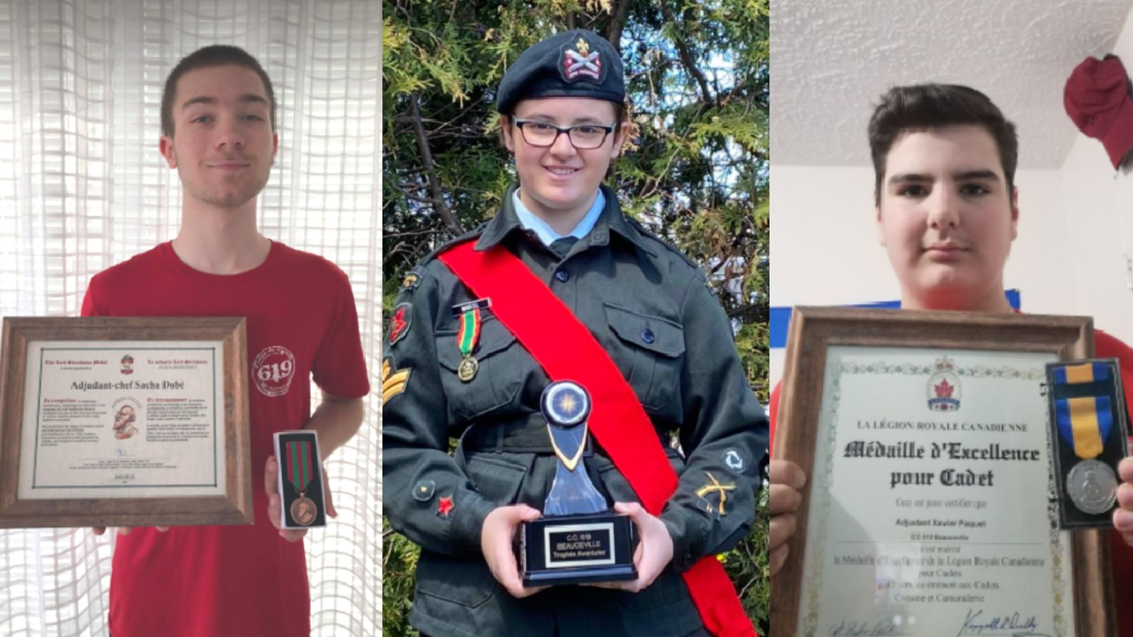 Le corps de cadets 619 de Beauceville récompense ses cadets méritants