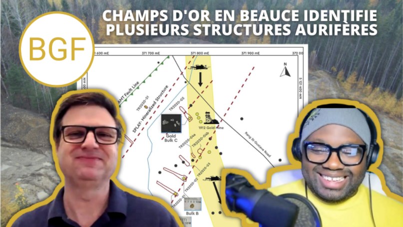 Champs D'or En Beauce identifie plusieurs structures aurifères: le PDG nous en dit plus