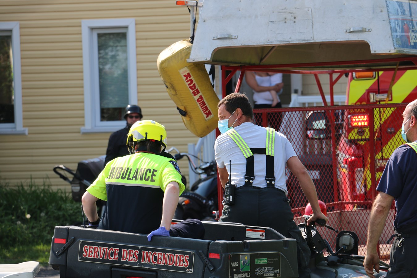 Sauvetage à Beauceville dimanche