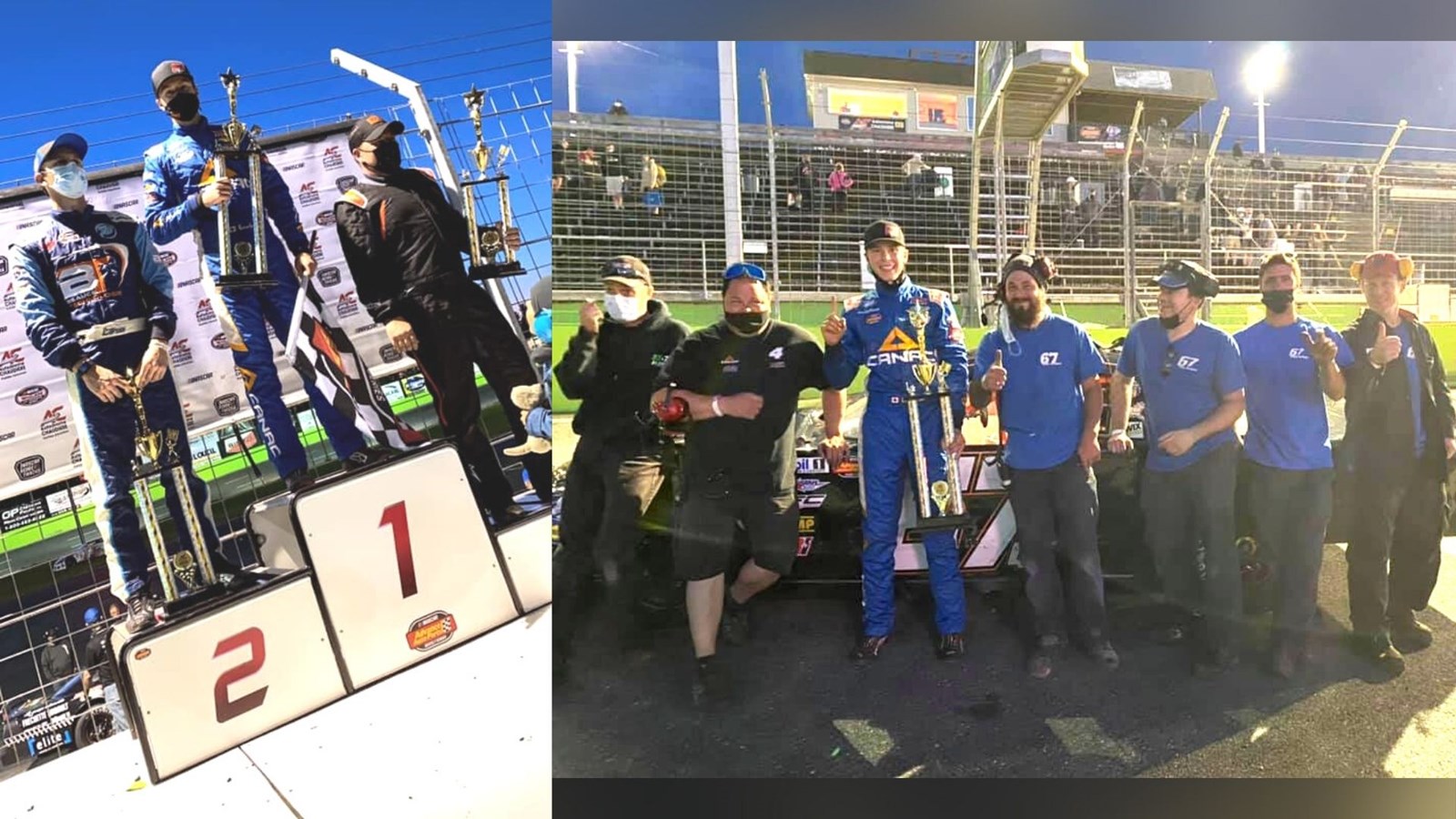 Raphaël Lessard remporte la première place à l'Autodrome Chaudière