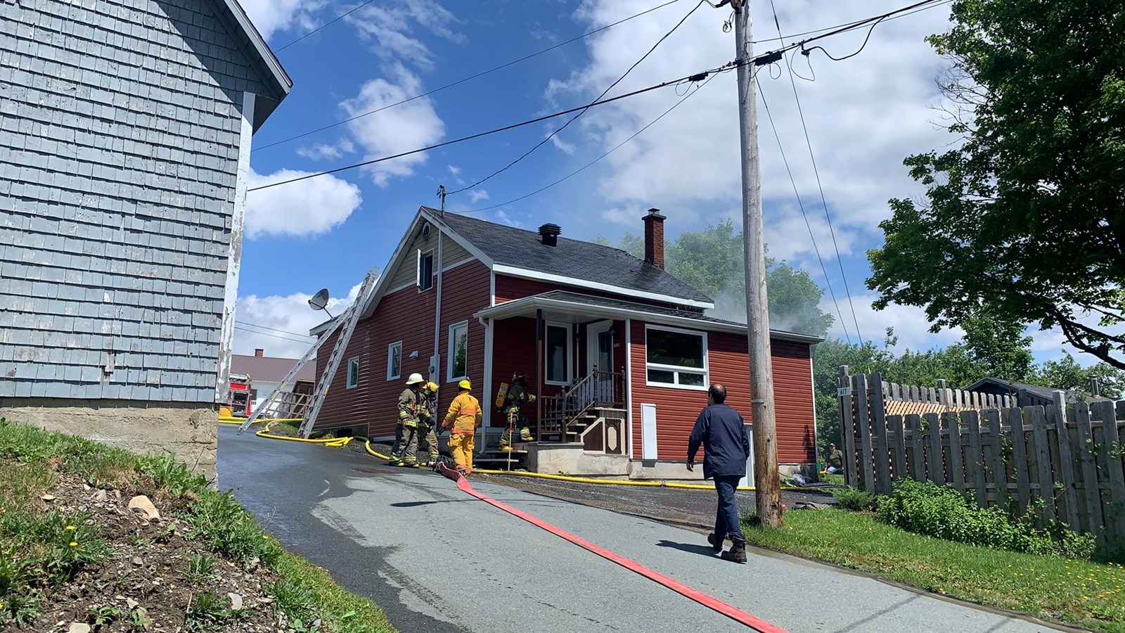 Incendie à Saint-Zacharie