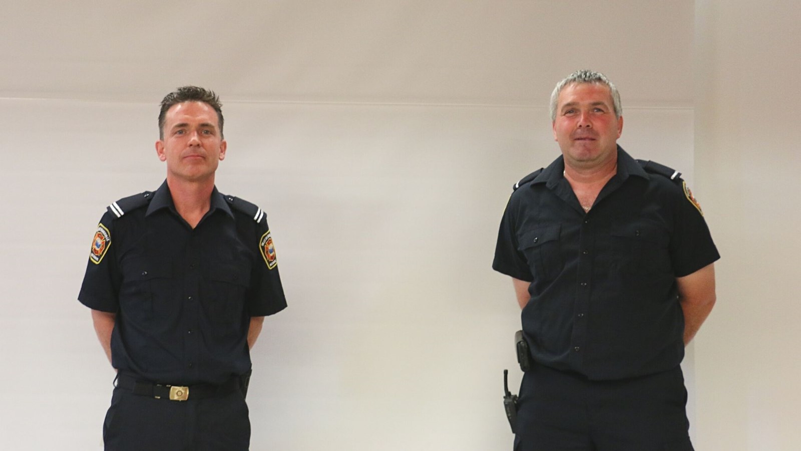 Deux pompiers de Beauceville honorés pour leur 20 ans de services