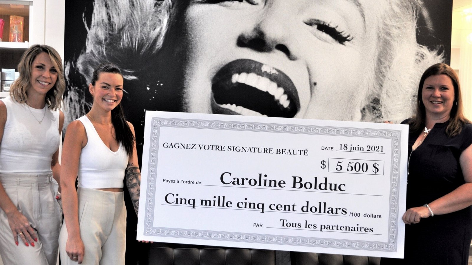 Le public a choisi Caroline Bolduc!