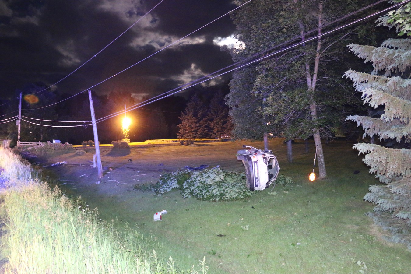 Une personne blessée dans une sortie de route à Saint-Georges