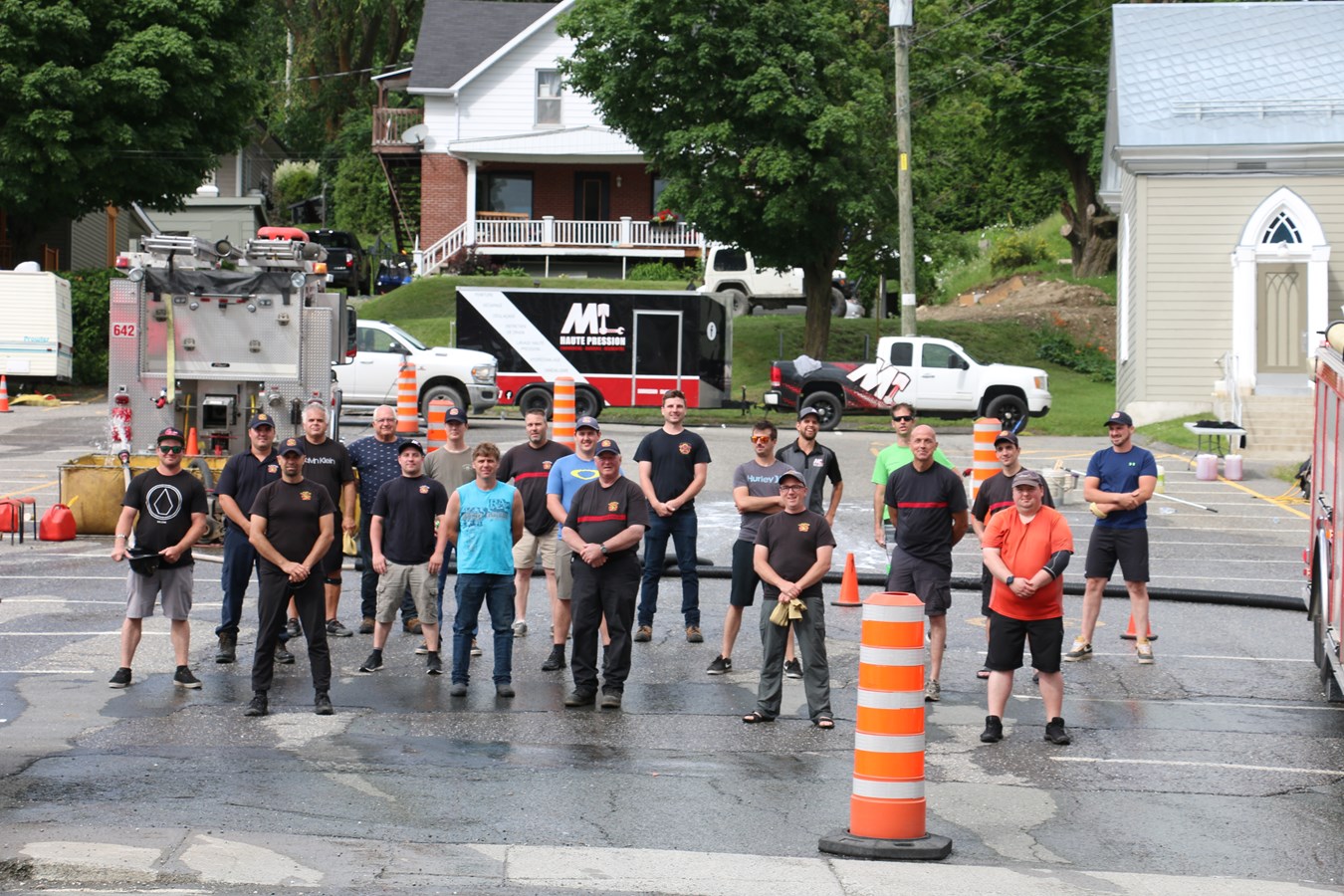 Nouveau record pour le lave-o-thon des pompiers de Vallée-Jonction