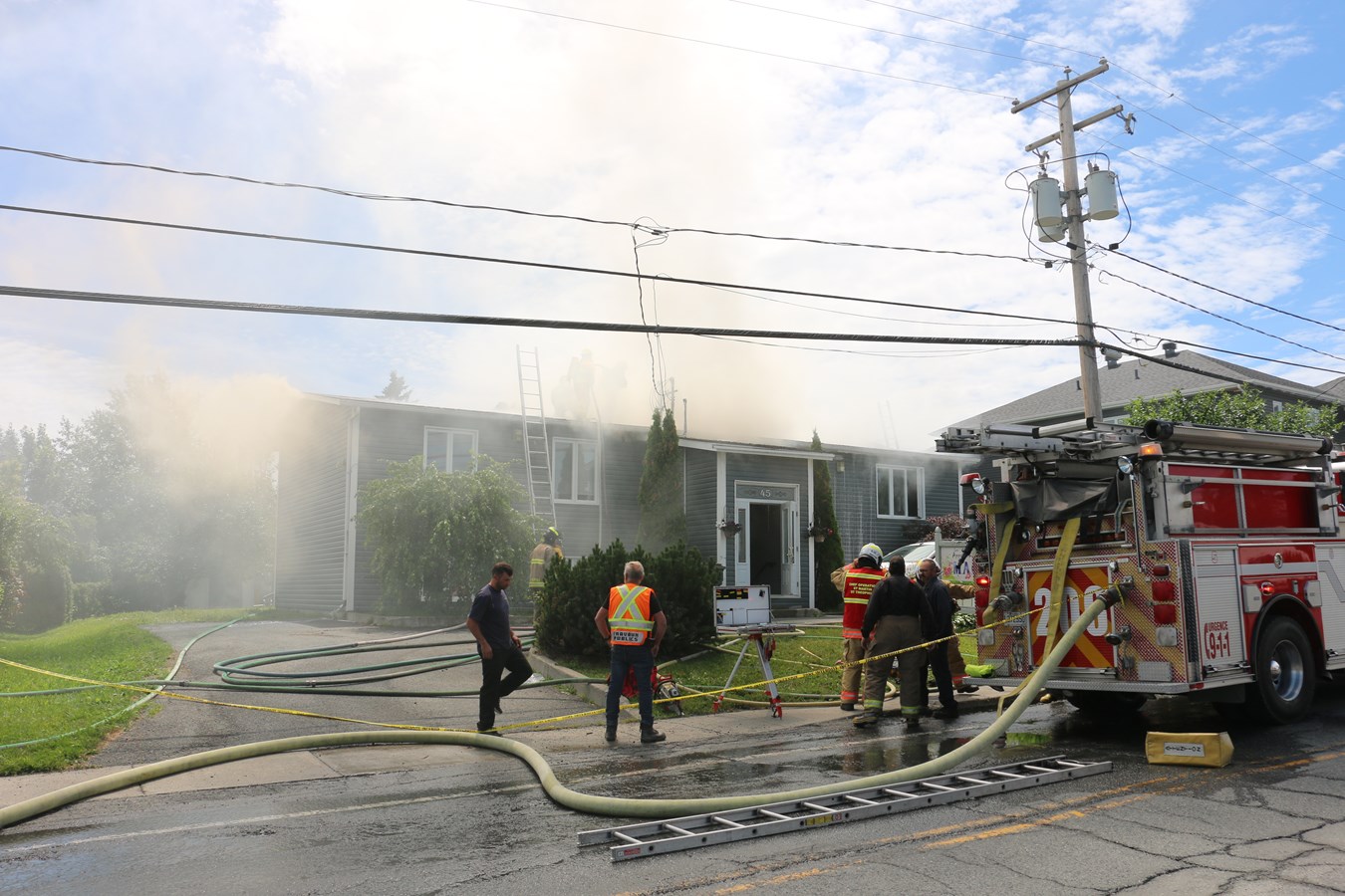 Incendie à Saint-Martin : les dégâts sont limités