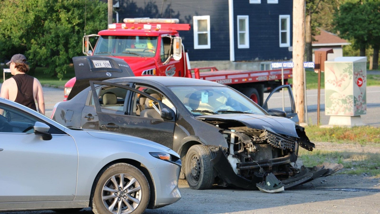 Collision à Saint-Côme: une personne blessée légèrement