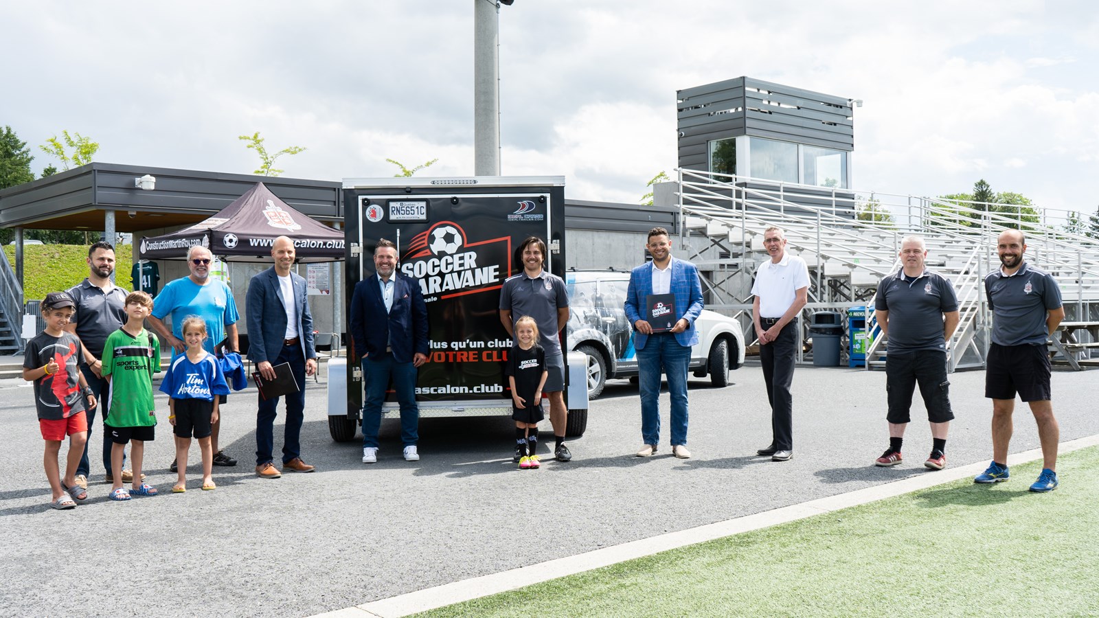 Promouvoir le soccer à travers la Beauce avec une caravane