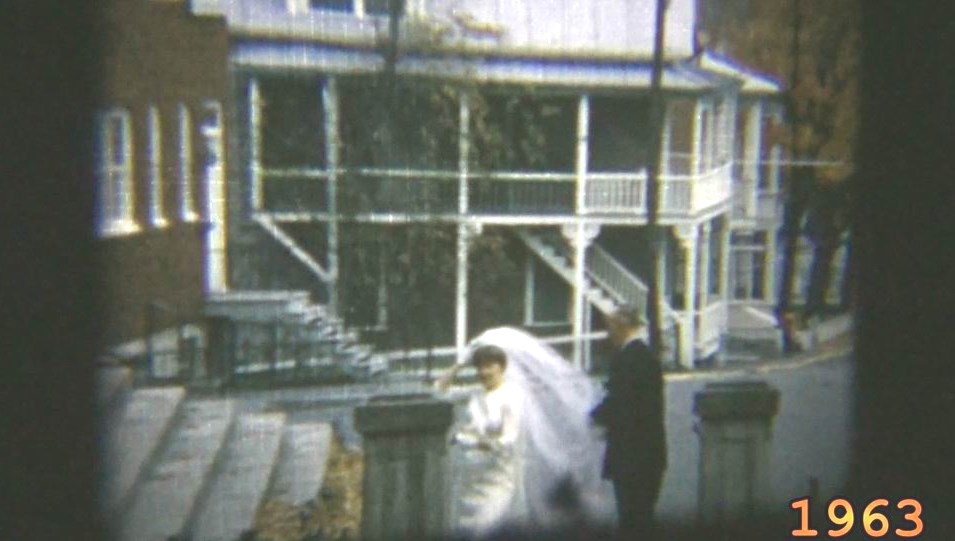 Normand DeLessard présente des images du bureau de poste de Saint-Georges Ouest en 1963