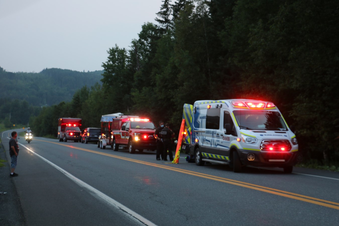Un motocycliste gravement blessé dans un accident à Beauceville