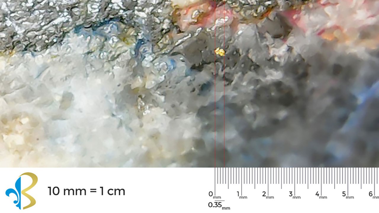 Champs d’Or en Beauce croise de l'or visible durant son premier programme de forage