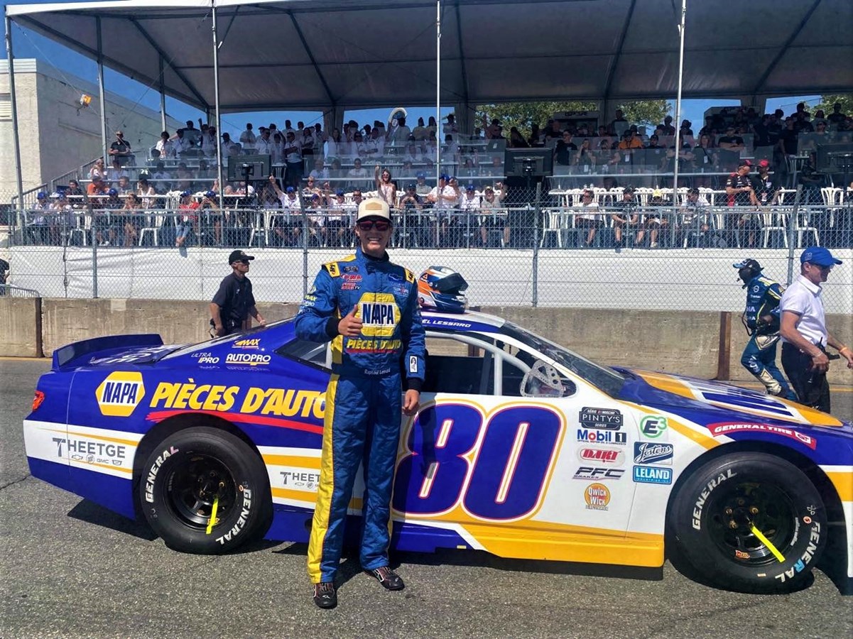 Raphaël Lessard freiné par des bris mécaniques