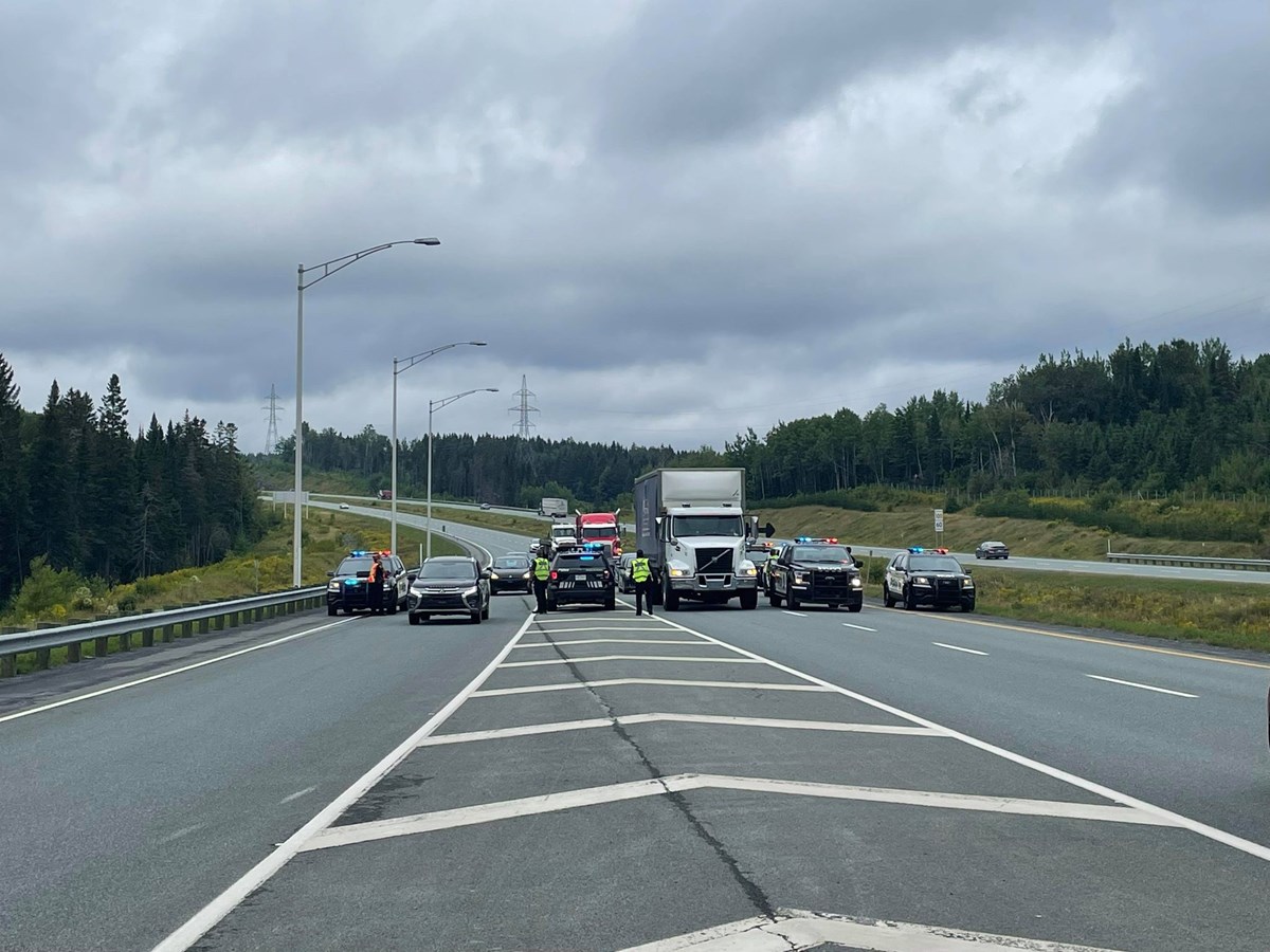Opération policière en cours pour un délit de fuite