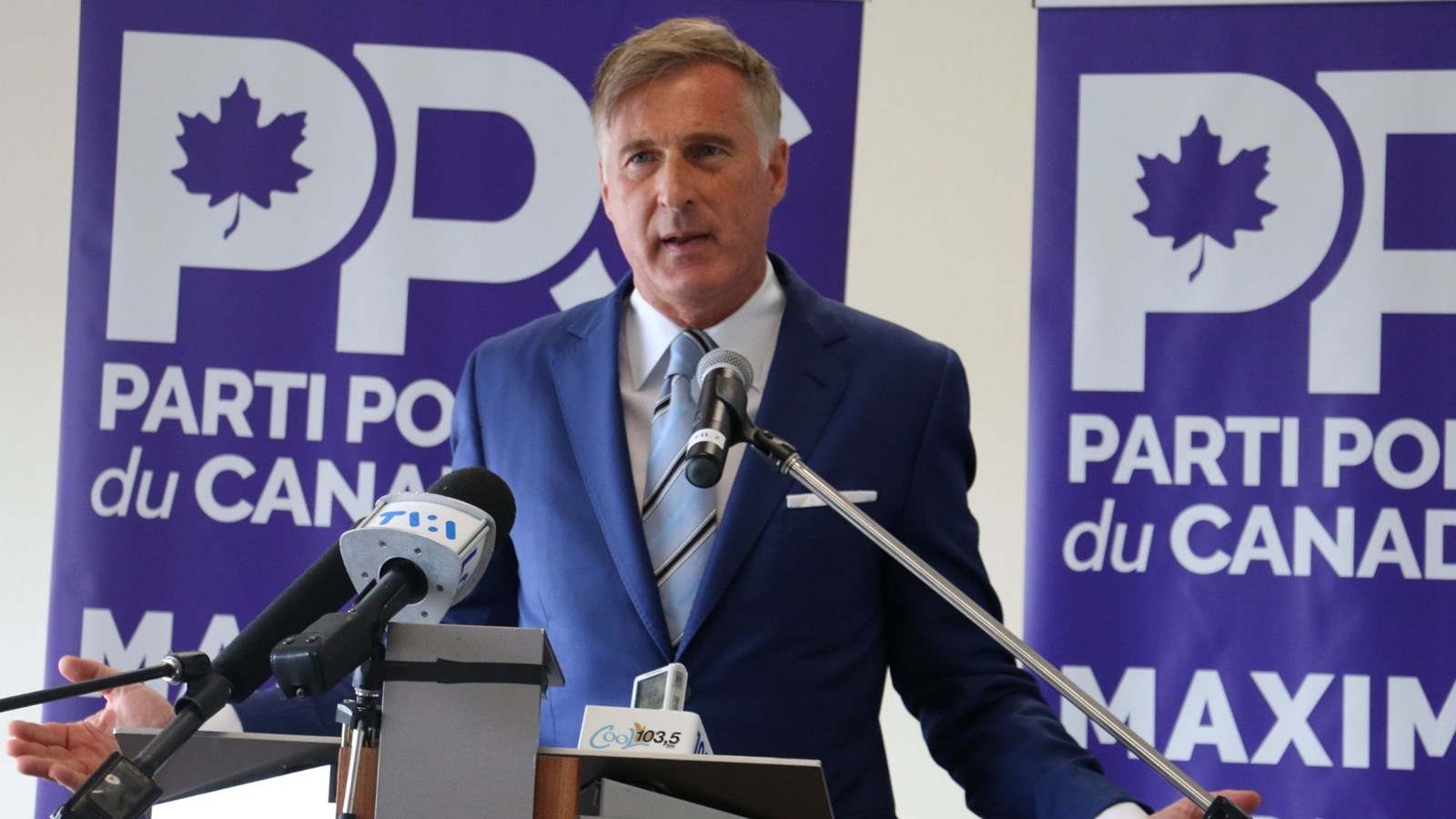 Le grand défi de Maxime Bernier: regagner la confiance des Beaucerons