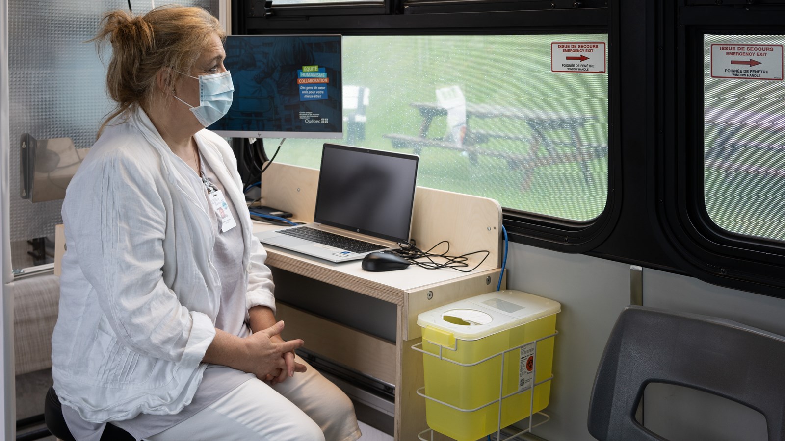 Le Vaccibus poursuit sa tournée en Beauce