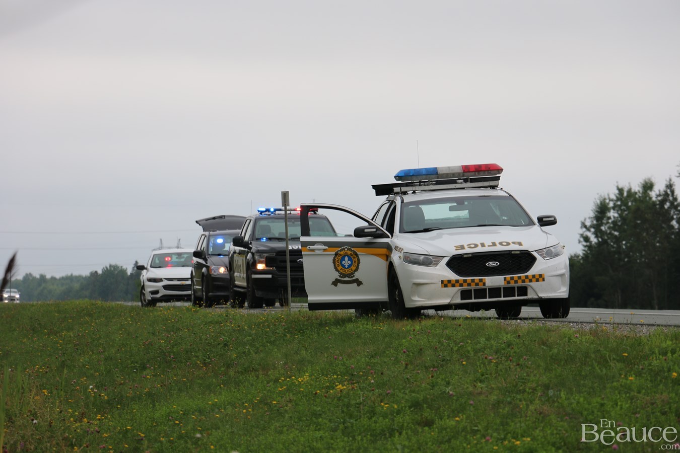 Photoreportage de l'opération policière à Sainte-Marie