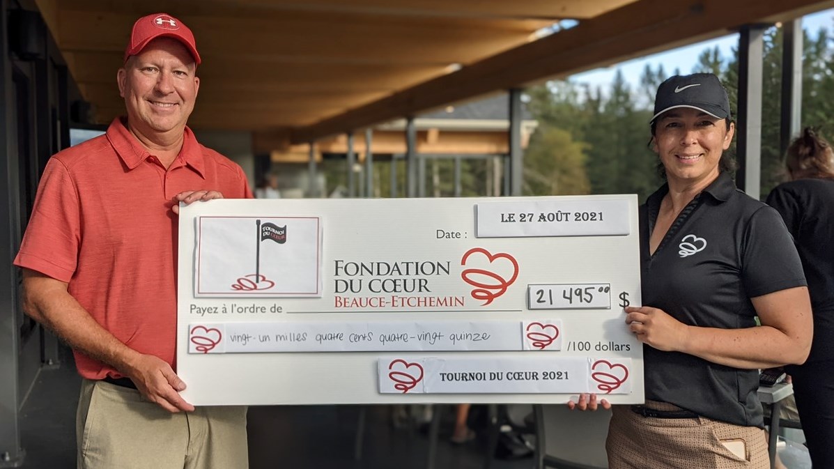 34e Tournoi du cœur : 21 495 $ amassés pour la Fondation du cœur Beauce-Etchemin