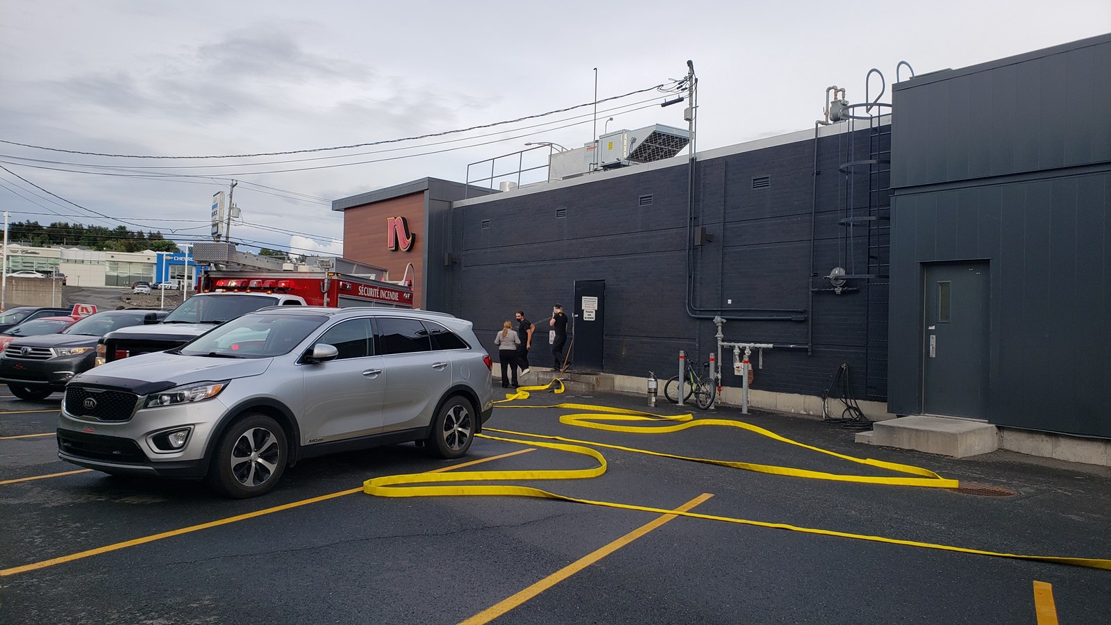 Un début d'incendie au Normandin de Saint-Georges