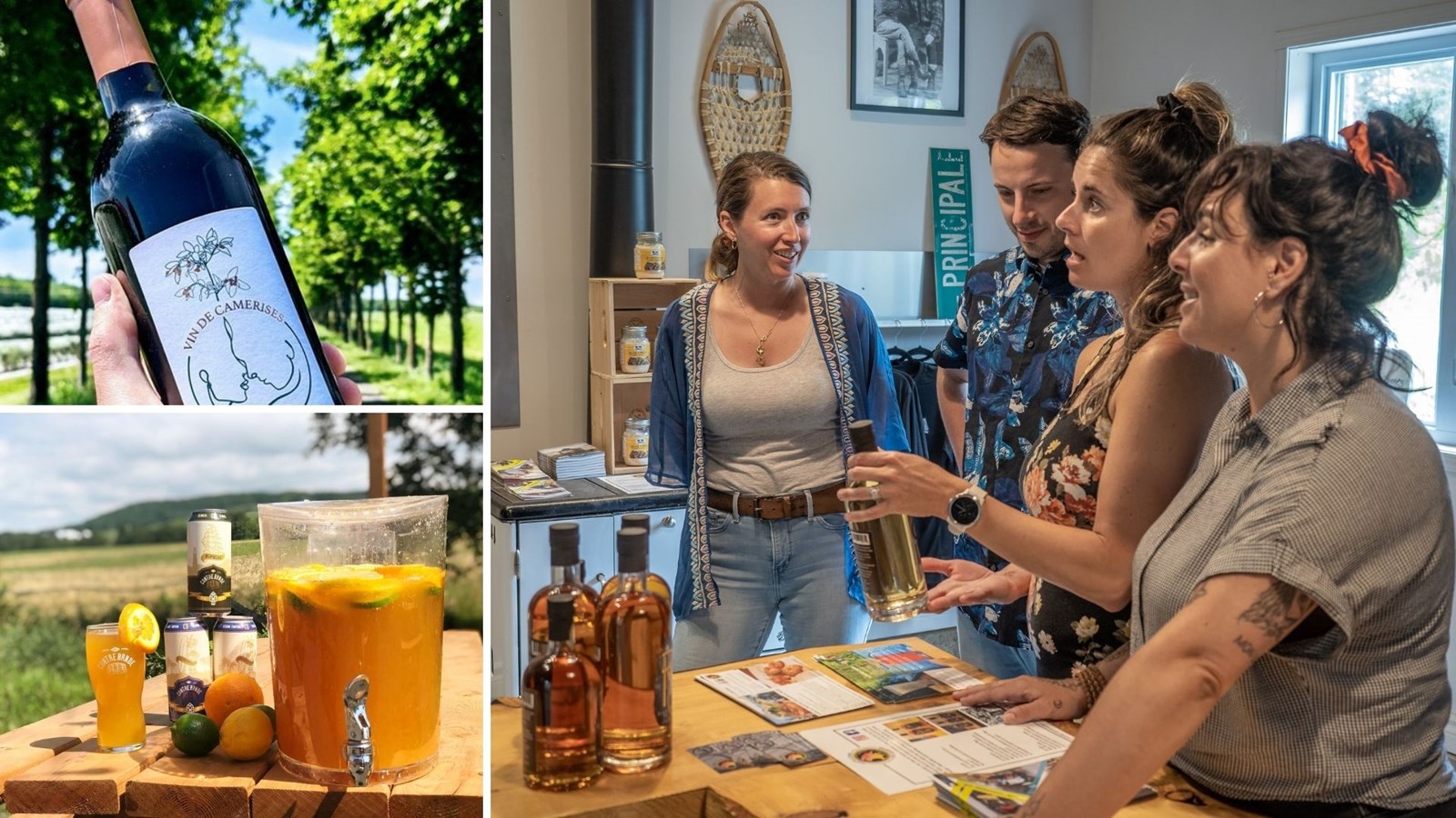 Empruntez la la Route des vins & alcools de Bellechasse-Etchemins 