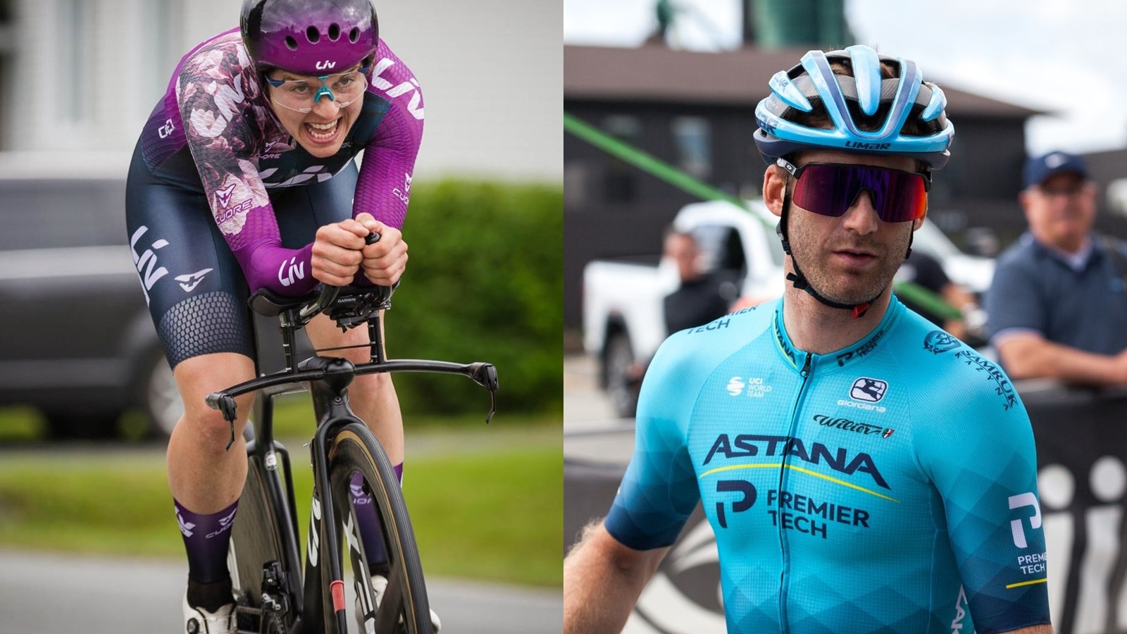 Les olympiens Hugo Houle et Alison Jackson remportent le contre-la-montre