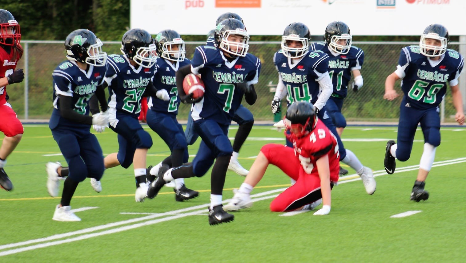 Les équipes de football de l'Embâcle obtiennent la victoire