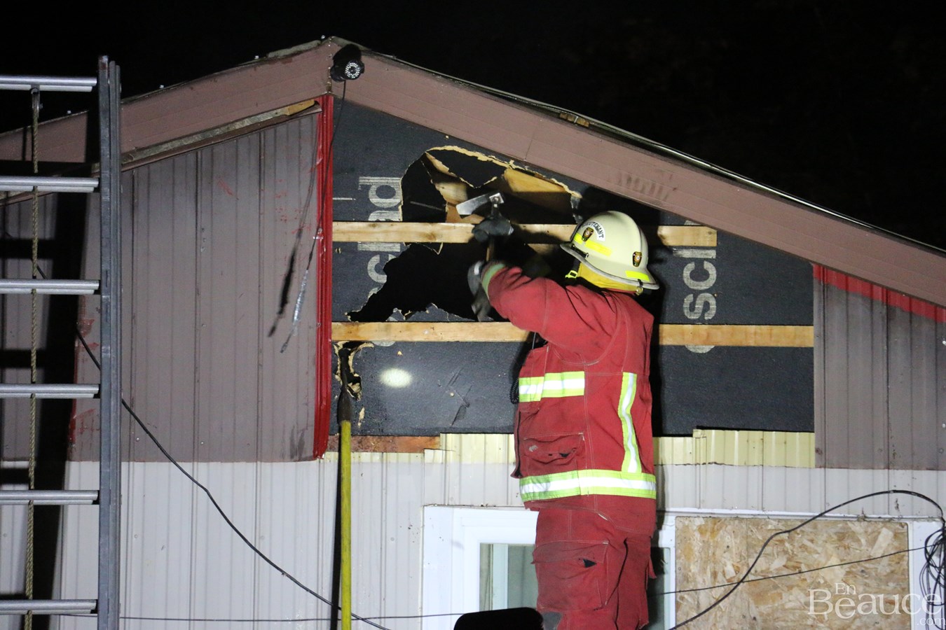 Incendie de résidence à Saint-Joseph-des-Érables