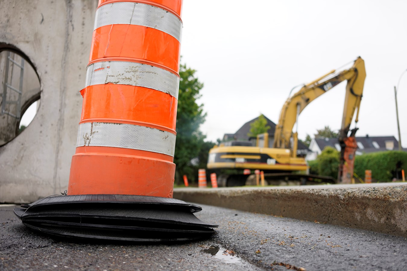 Fermeture d'une section de la 57e Rue à Saint-Georges