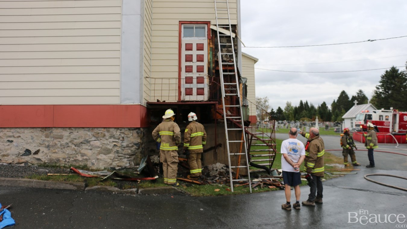 Léger incendie à l'église de Saint-Cyprien-des-Etchemins