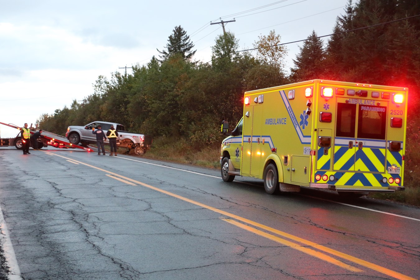 Quatre blessés légers dans une collision à Saint-Gédéon