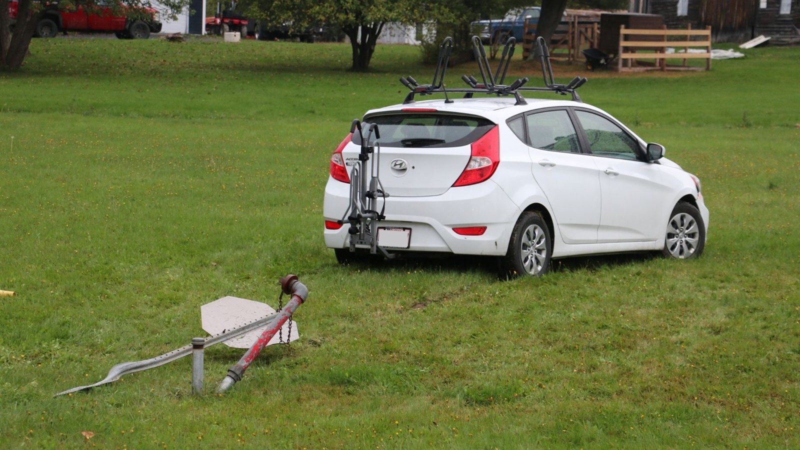 Collision mineure à Saint-Côme-Linière